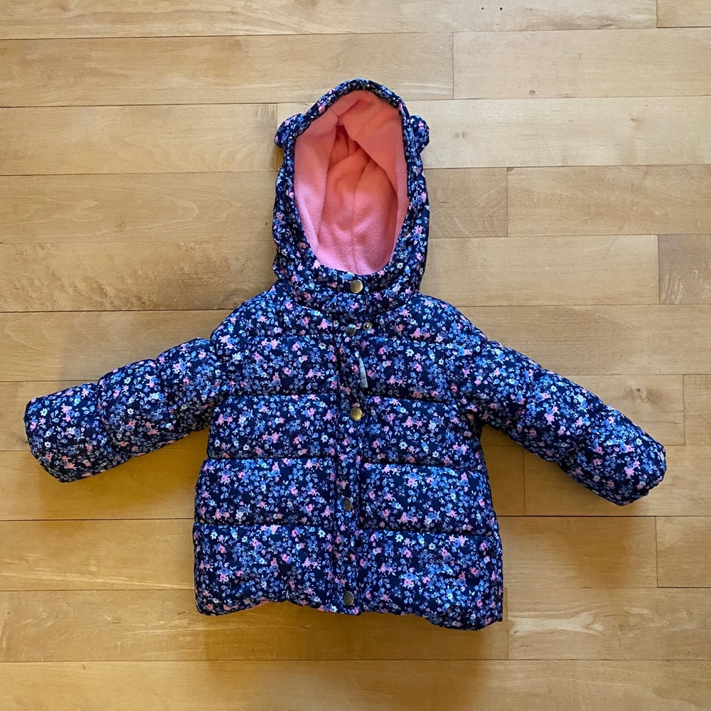 18 month old Carter girls snow jacket